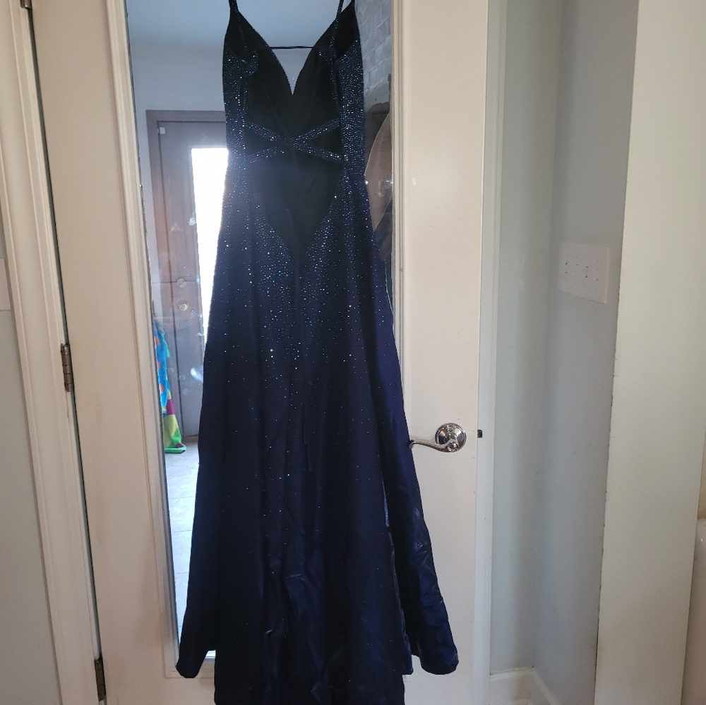 Ellie wilde mon cheri beaded gown size 12